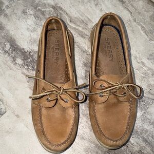Sperry Men's Brown Leather Boat Shoes
